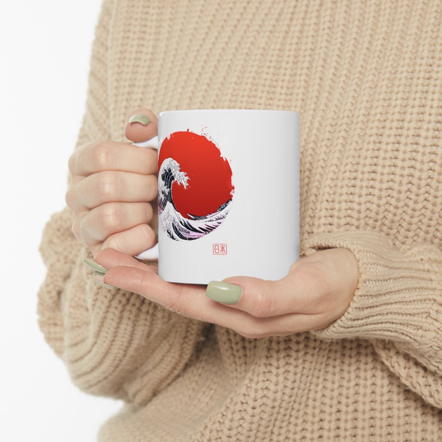 Japanese-Inspired Design Great Wave Off Kanagawa Coffee Mug