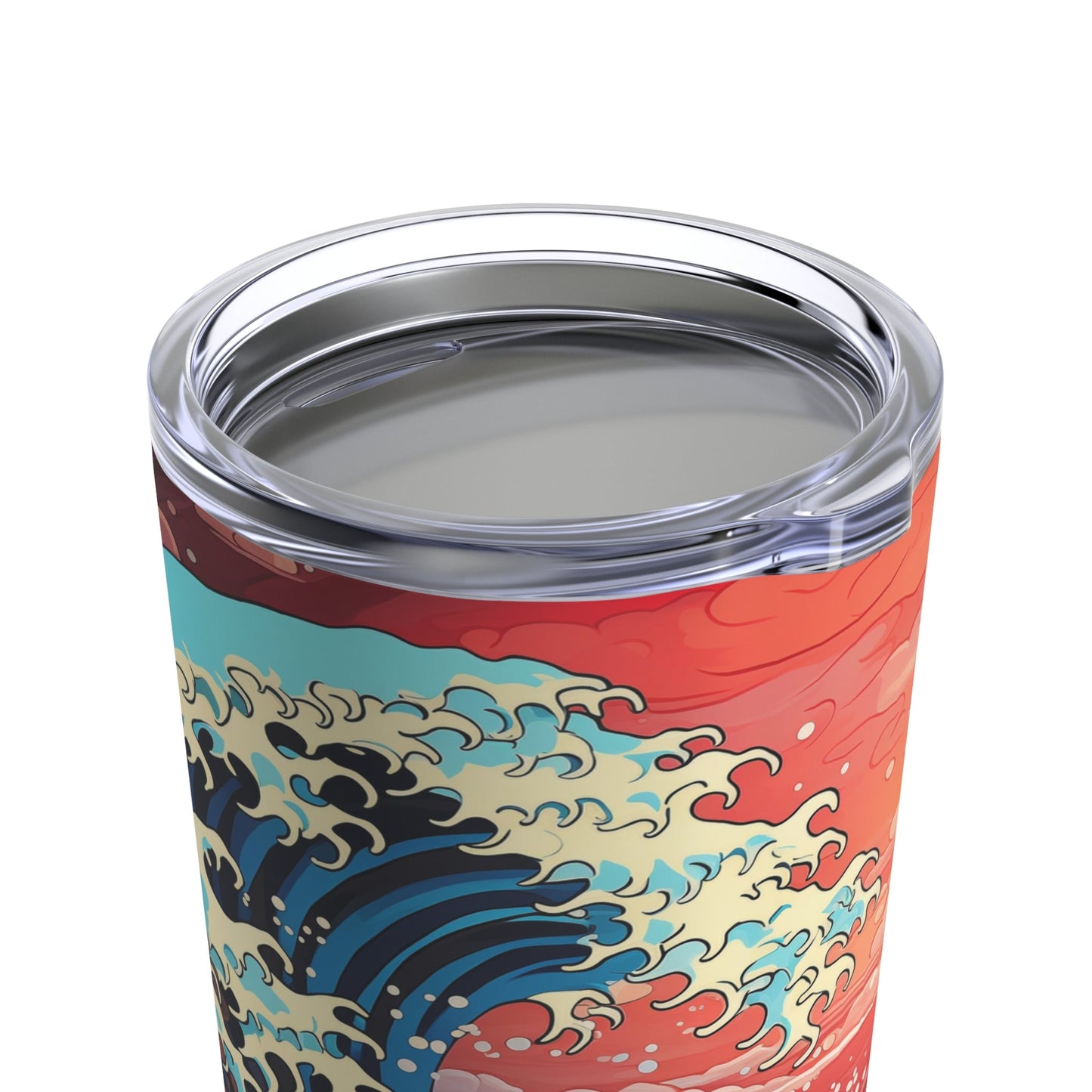 Japanese-inspired Wave Design 20oz Tumbler
