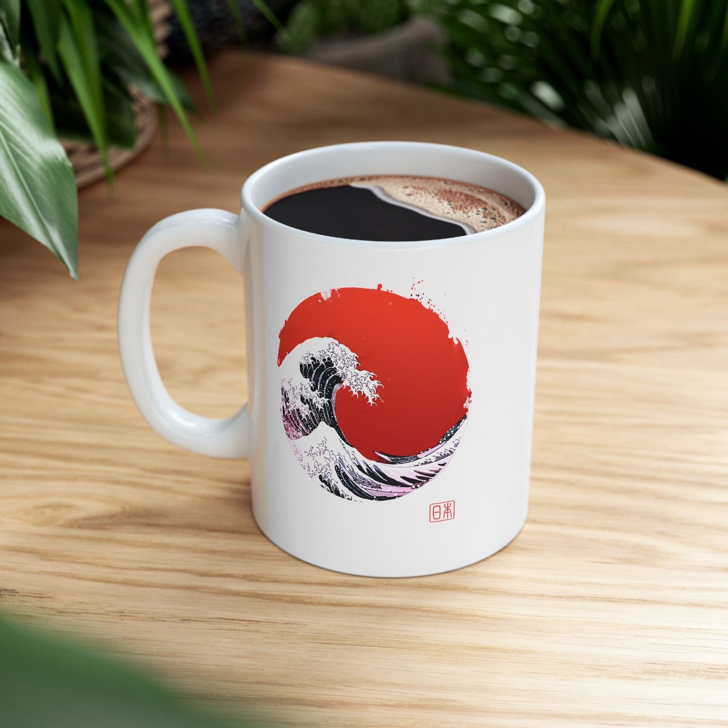 Japanese-Inspired Design Great Wave Off Kanagawa Coffee Mug