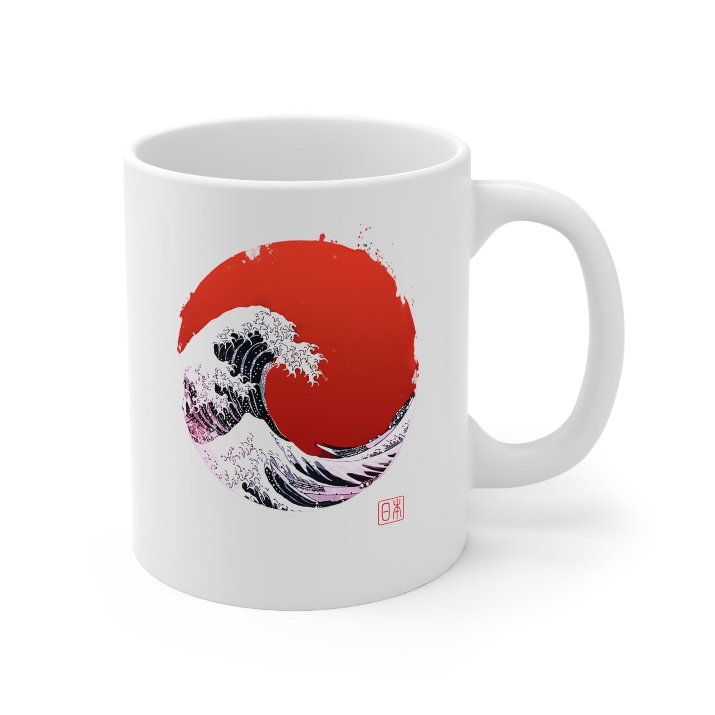 Japanese-Inspired Great Wave Off Kanagawa Coffee Mug