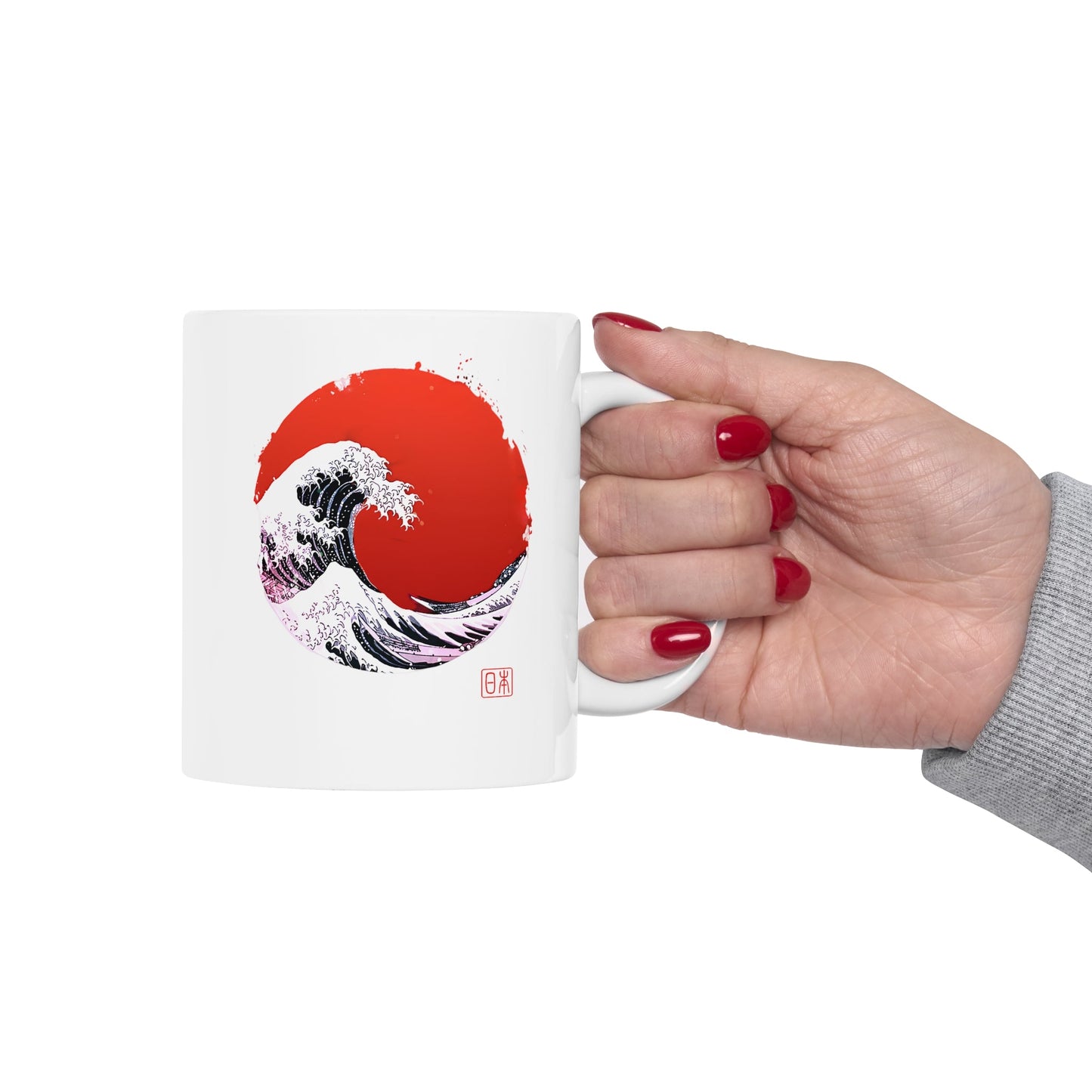 Japanese-Inspired Great Wave Off Kanagawa Coffee Mug