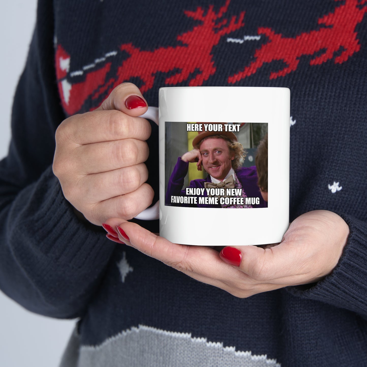coffee lover mug meme design