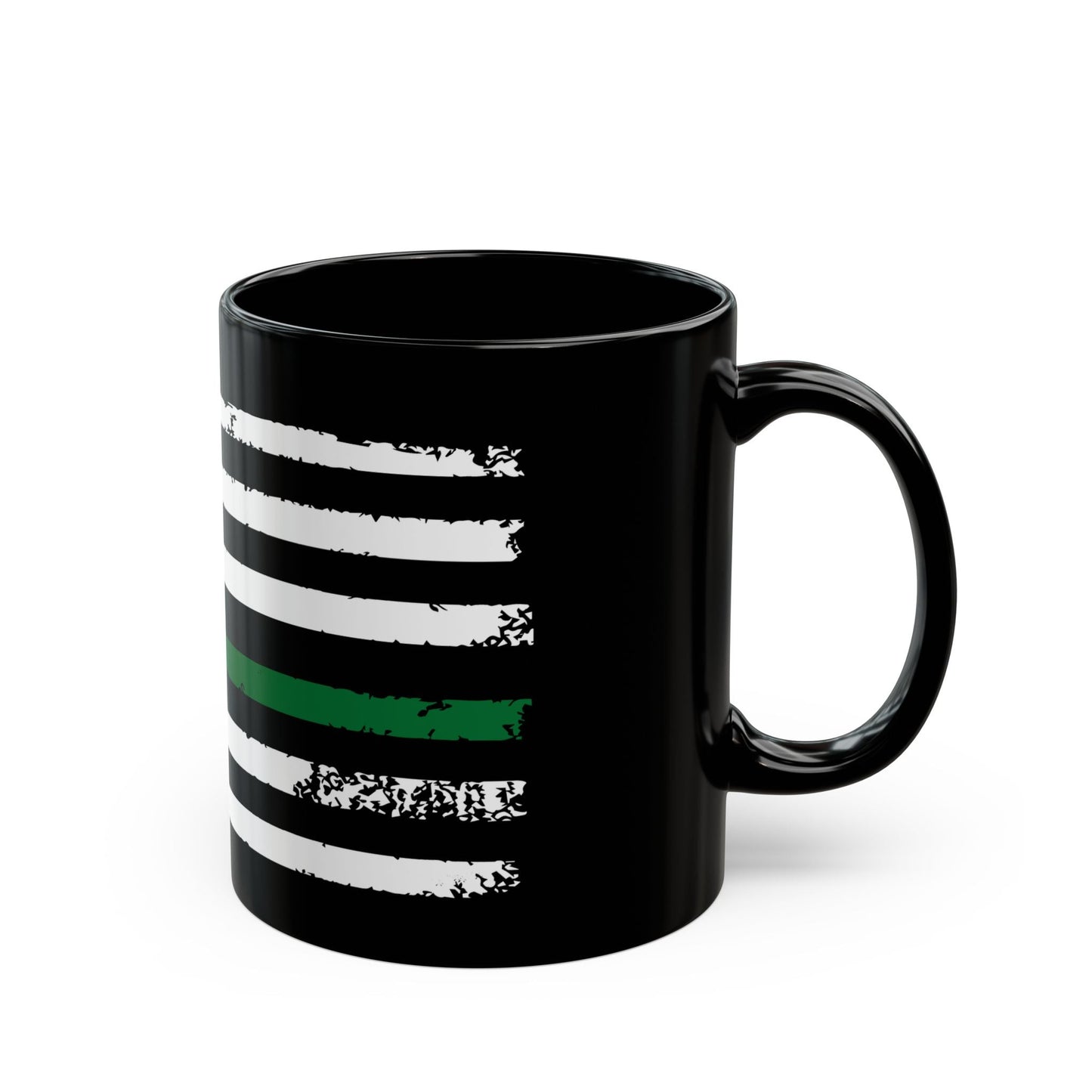 custom military thin green line usa flag coffee mug – perfect gift