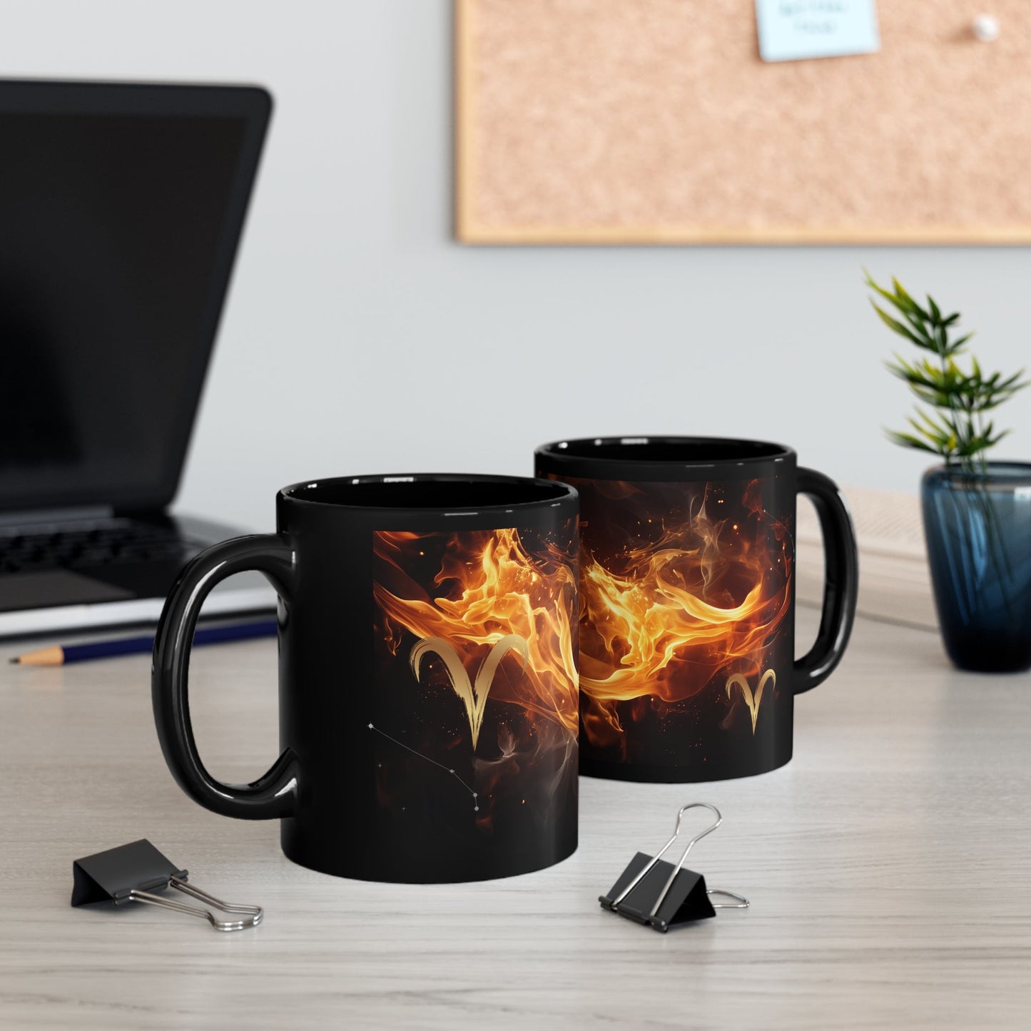 Stylish Aries Zodiac Sign 11oz Custom Mug | Ideal Birthday Gift