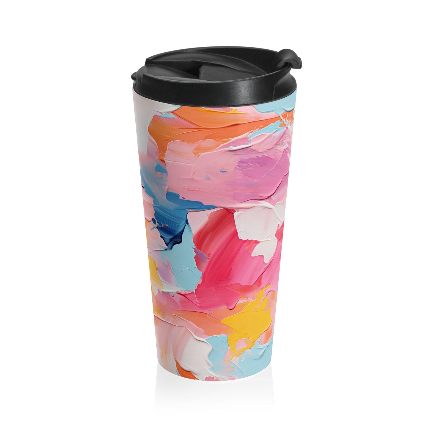 15oz Pastel Pink Abstract Coffee Mug