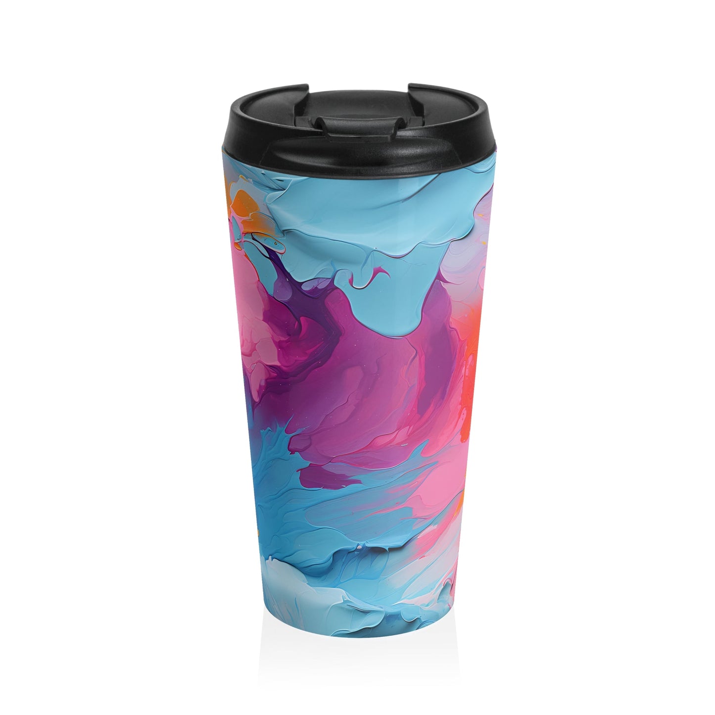 15oz Coffee Mug with Pastel Abstract Design