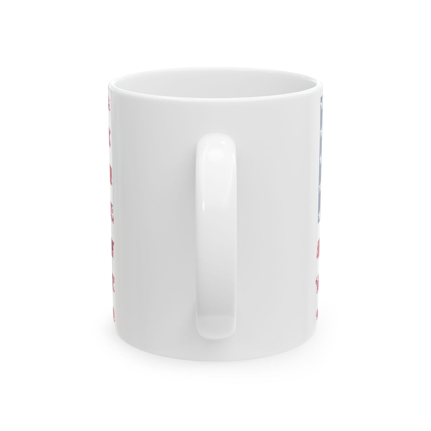 Custom American Flag Coffee Mug | Patriotic 11oz Ceramic Mug