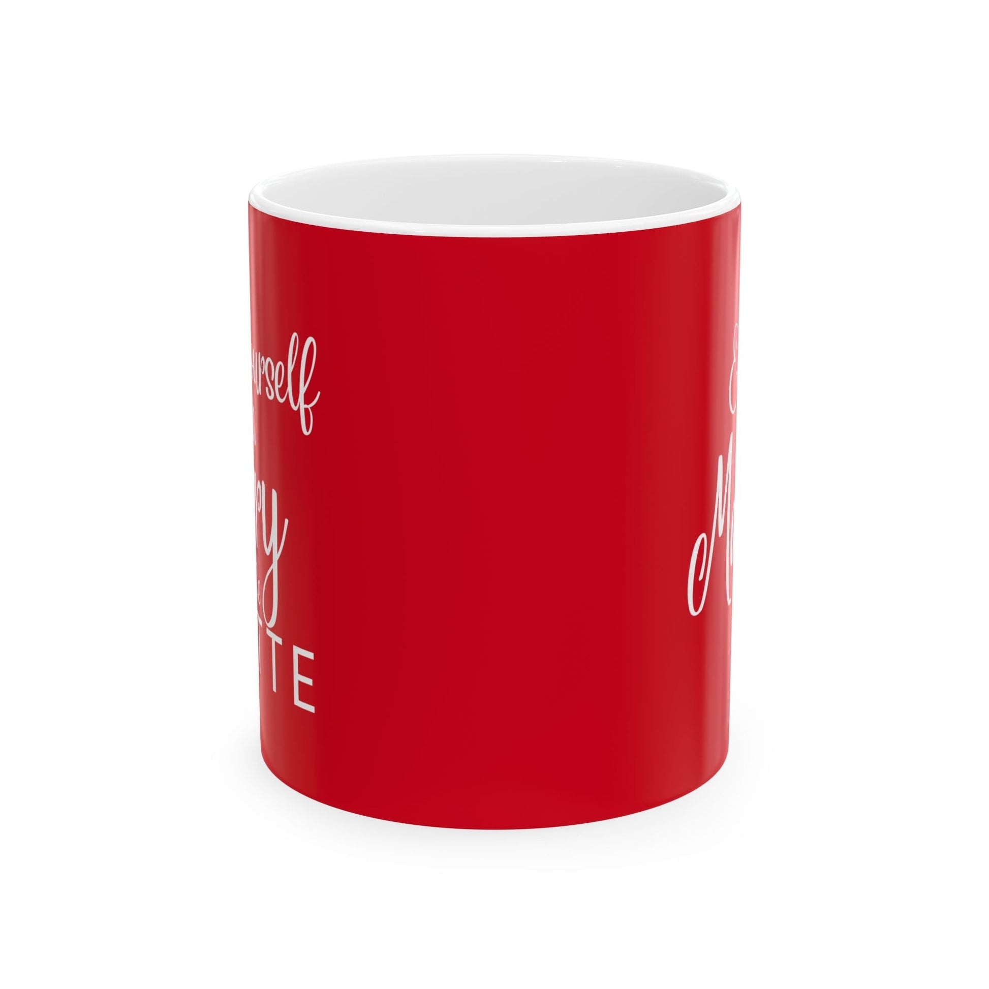 Festive Christmas Mug Red Color | Perfect Holiday Christmas Gift 11oz