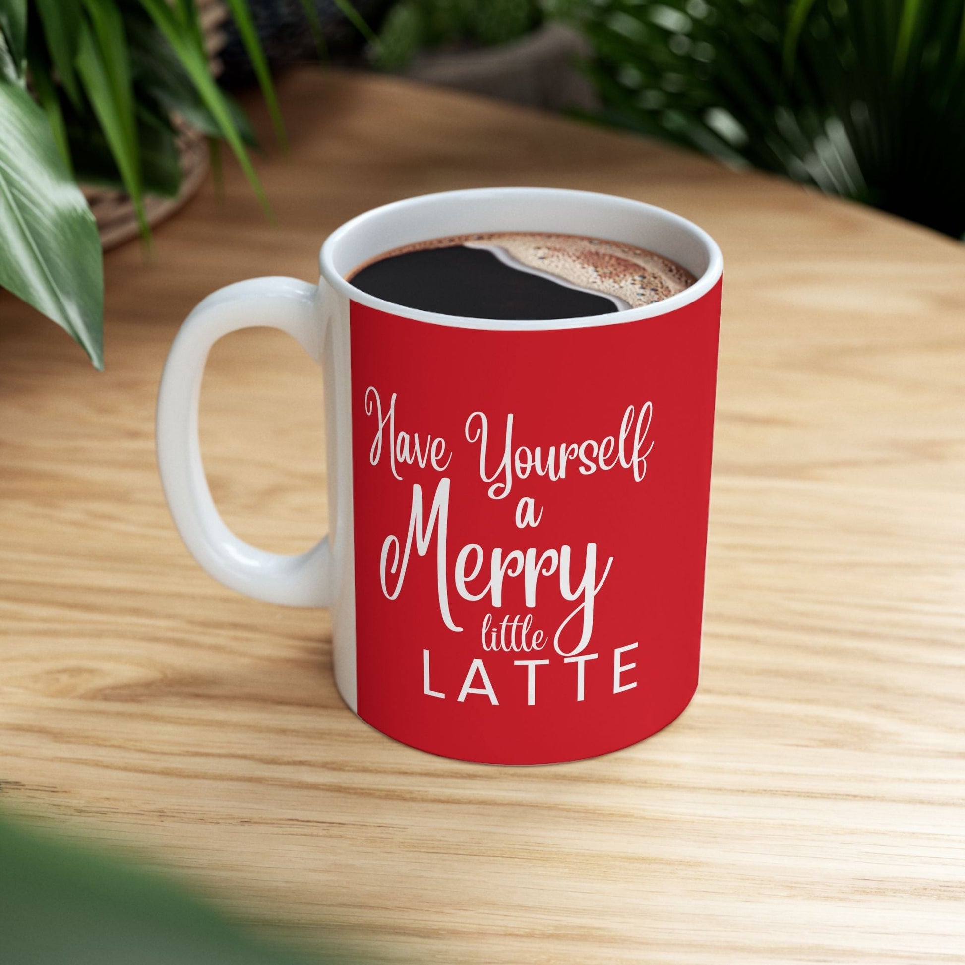 Festive Christmas Mug Red Color | Perfect Holiday Christmas Gift 11oz