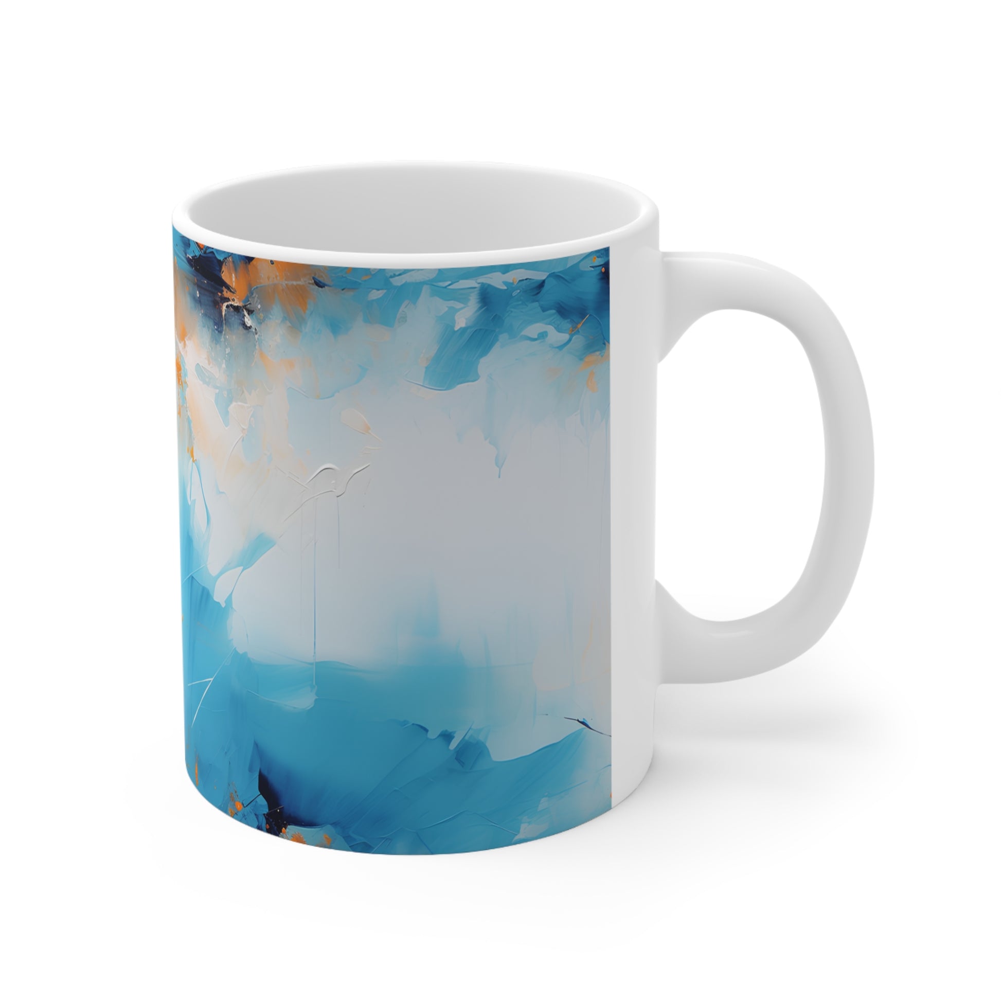 abstract painting design mug