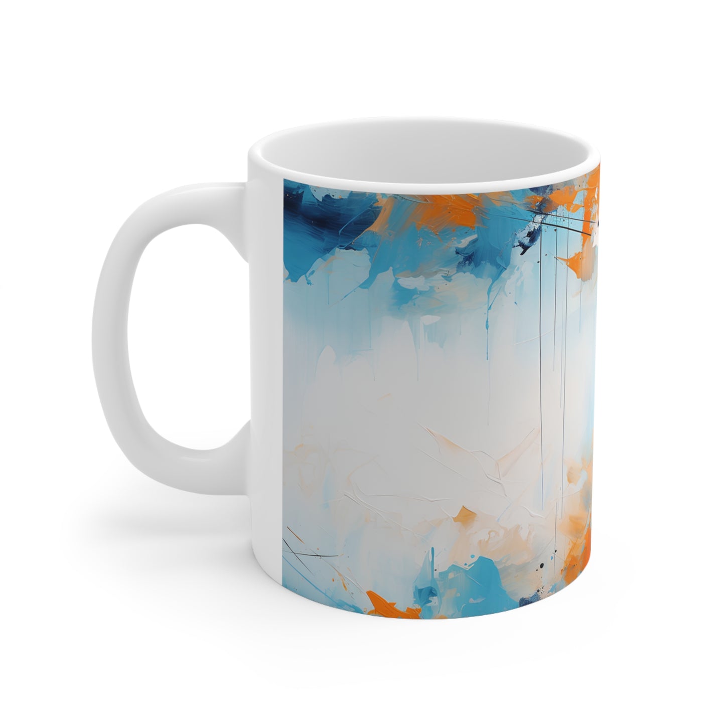 abstract painting design mug