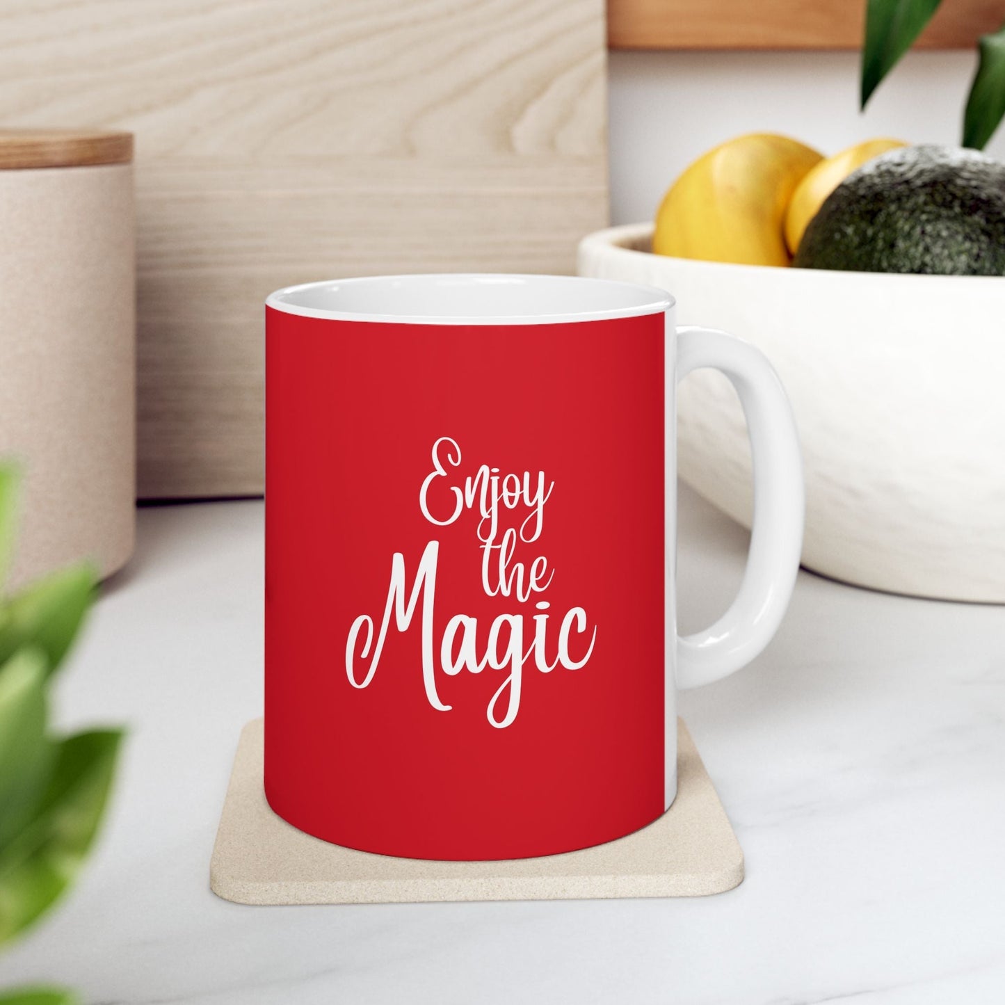 Festive Christmas Mug Red Color | Perfect Holiday Christmas Gift 11oz