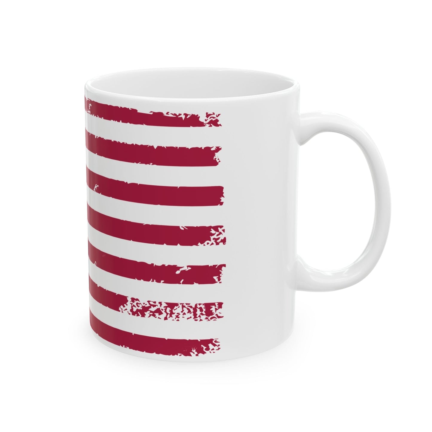 Custom American Flag Coffee Mug | Patriotic 11oz Ceramic Mug