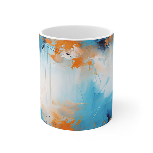 abstract painting design mug