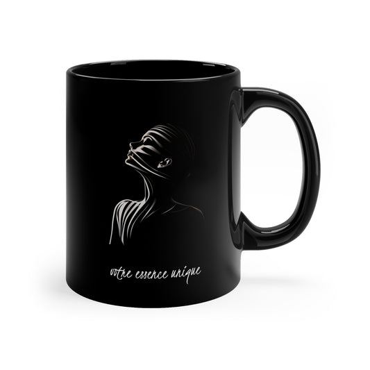 Female portrait 11oz Ceramic Coffee Mug Cute Valentine'